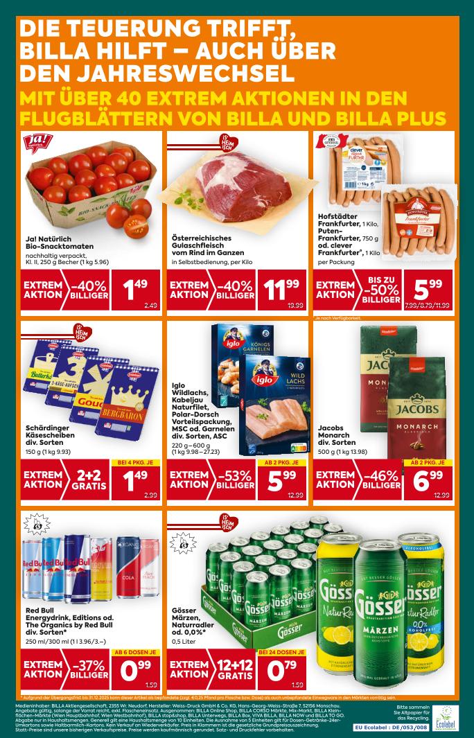 Prospekt von BILLA PLUS