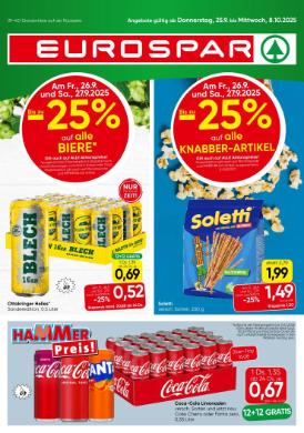 Titelbild des Prospekts von EUROSPAR STMK