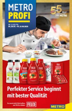 Titelbild des Prospekts von METRO PROFI