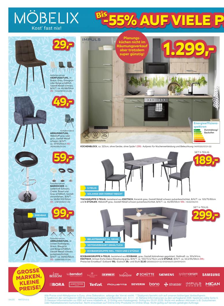 Prospekt von Möbelix