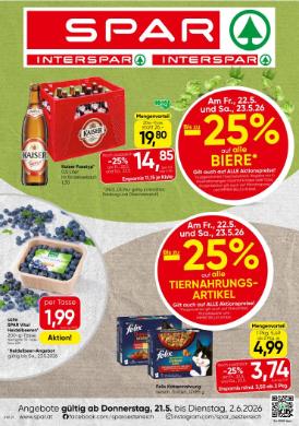 Titelbild des Prospekts von SPAR OOE
