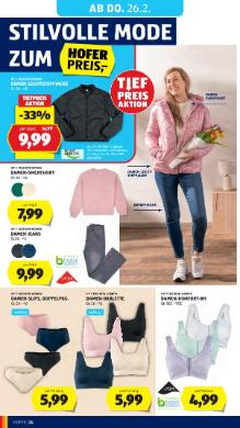 Titelbild des Prospekts von HOFER