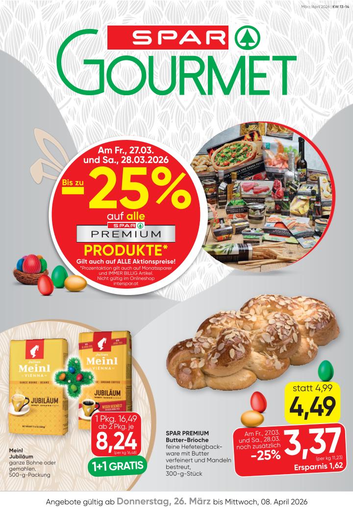 Prospekt von SPAR Gourmet