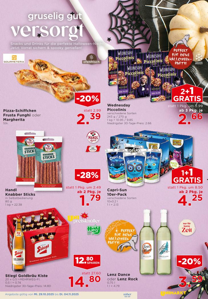 Prospekt von Unimarkt