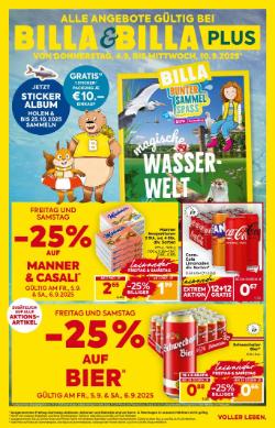 Titelbild des Prospekts von BILLA WIEN