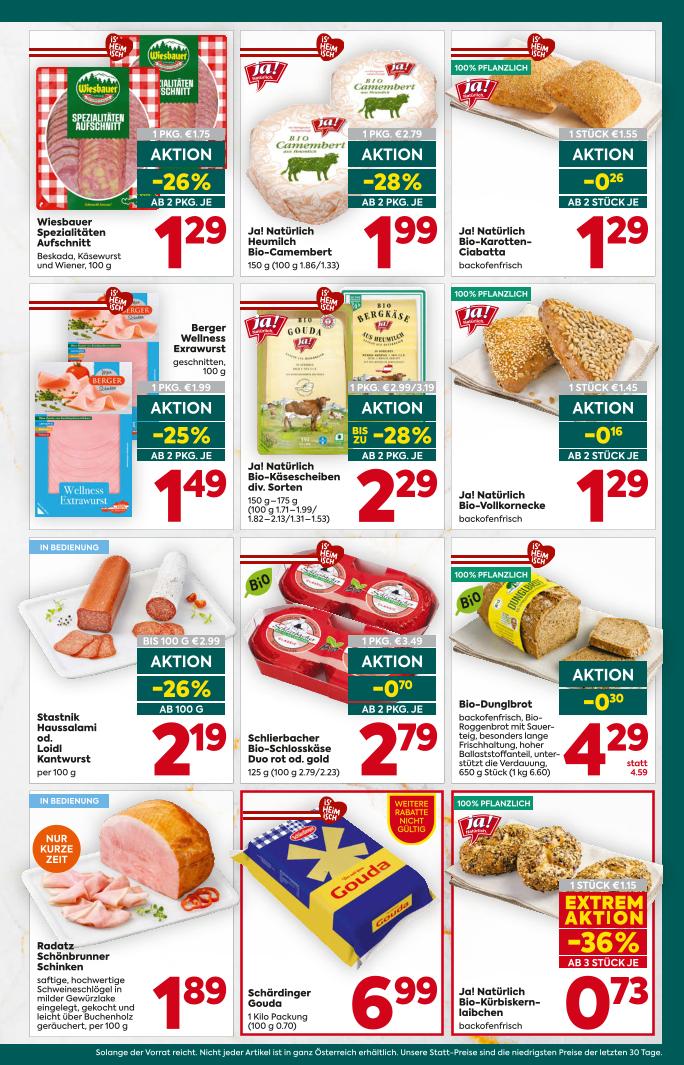 Prospekt von BILLA PLUS