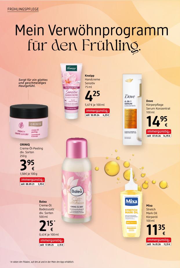 Prospekt von dm drogerie markt