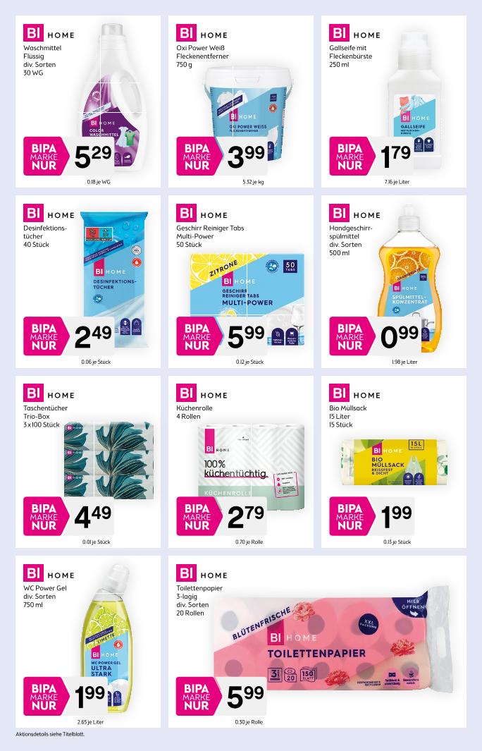 Prospekt von Bipa