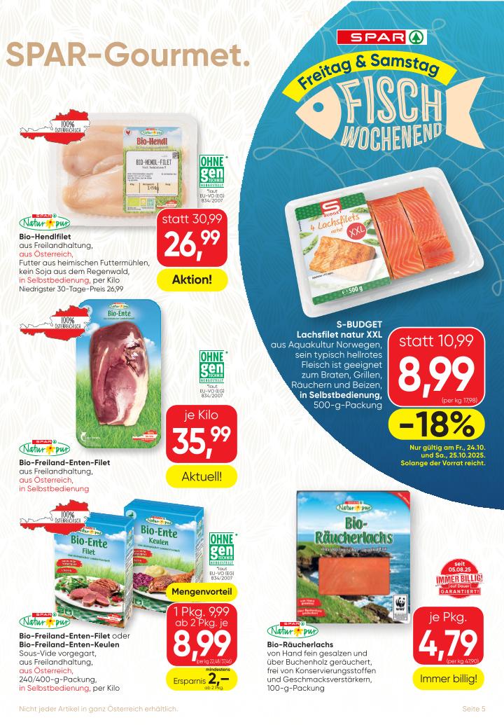 Prospekt von SPAR Gourmet