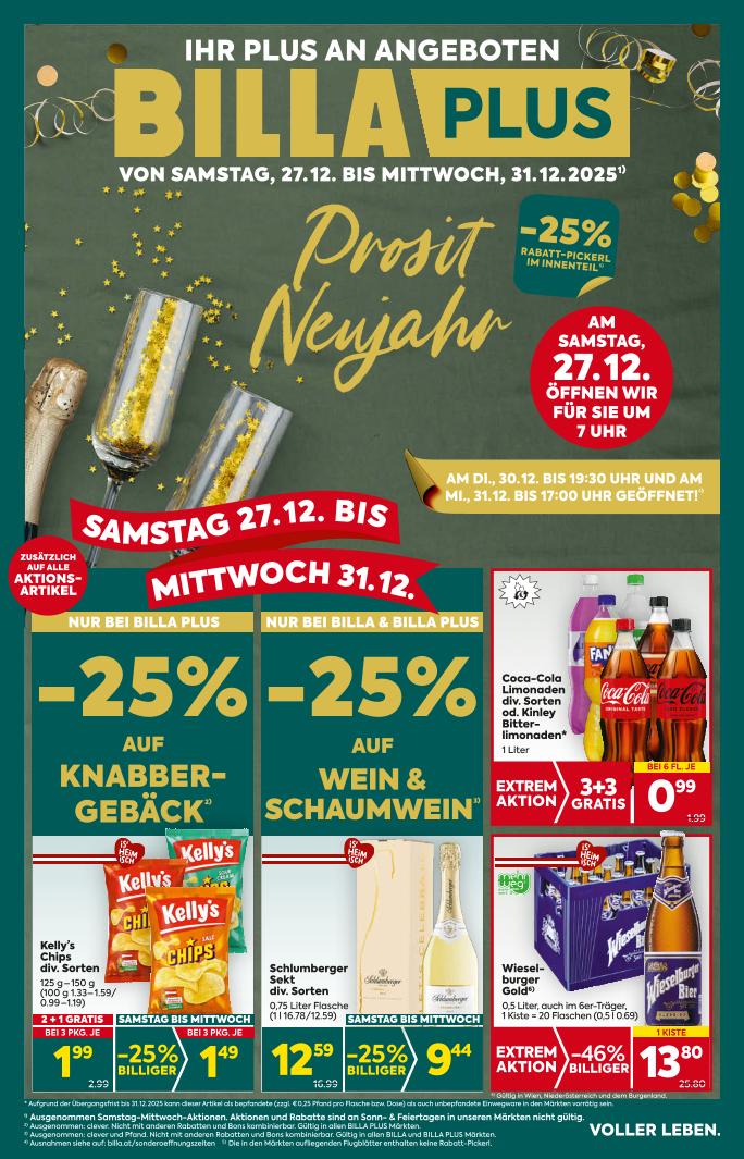 Prospekt von BILLA PLUS