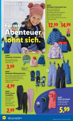 Titelbild des Prospekts von Lidl Österreich