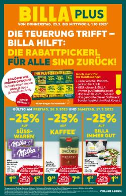 Titelbild des Prospekts von BILLA PLUS Wien
