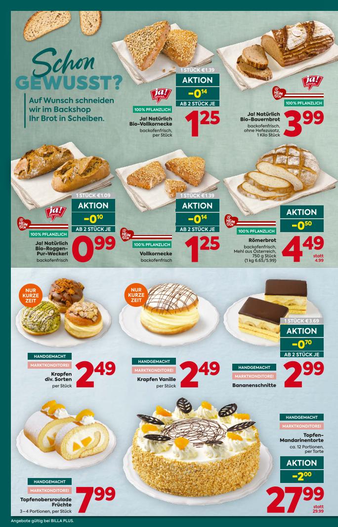 Prospekt von BILLA PLUS