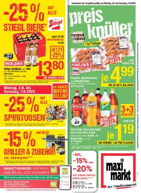 Titelbild des Prospekts von Maximarkt Anif / Bruck