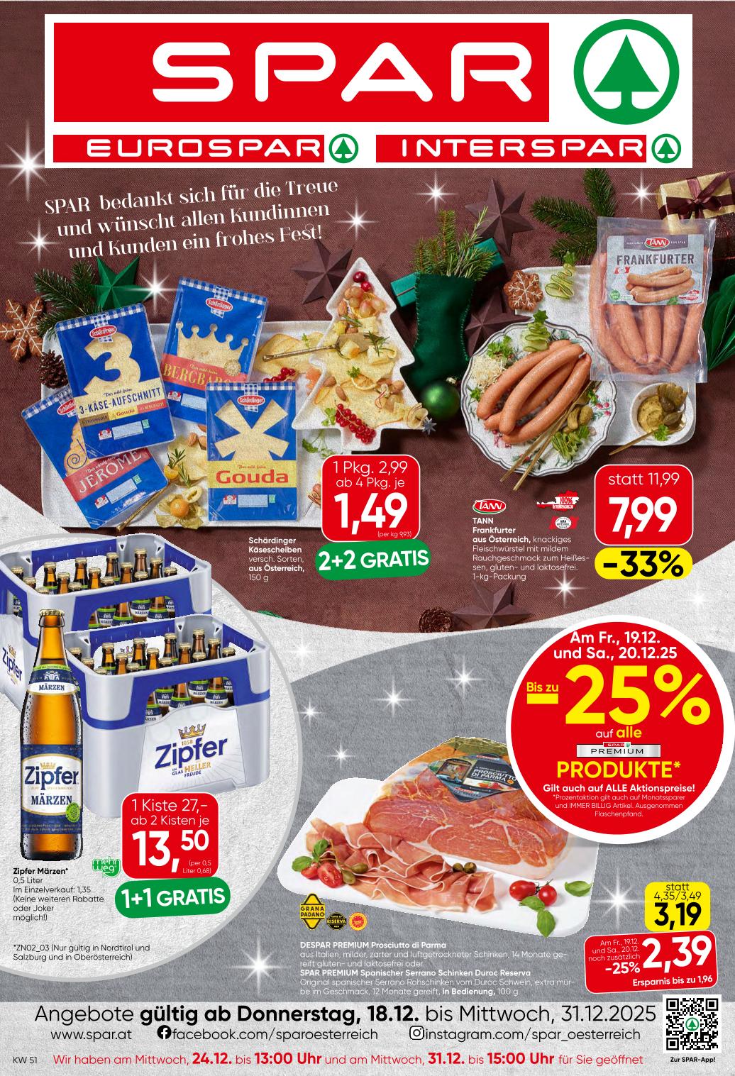 Prospekt von SPAR