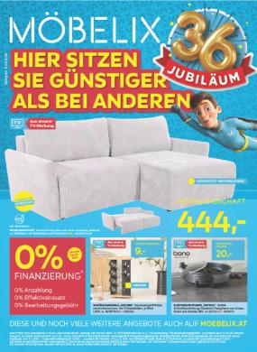 Titelbild des Prospekts von Möbelix