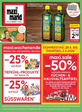 Titelbild des Prospekts von Maximarkt Anif / Bruck