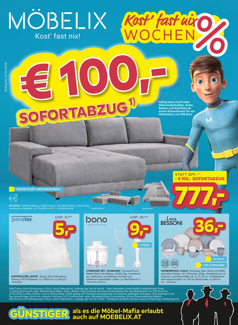 Prospekt von Möbelix