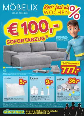 Titelbild des Prospekts von Möbelix