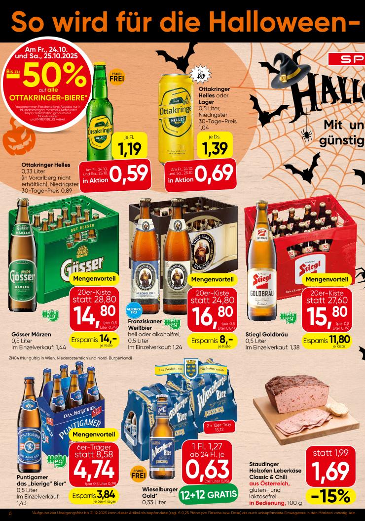 Prospekt von SPAR