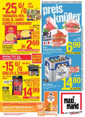 Titelbild des Prospekts von Maximarkt Ried