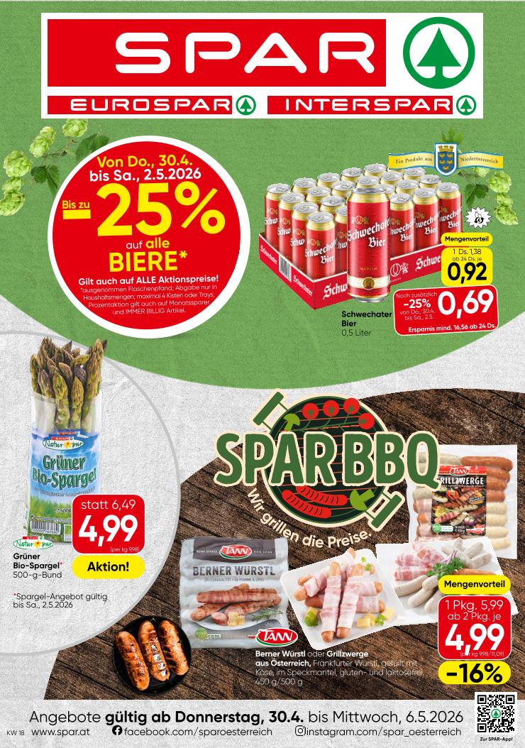 Prospekt von SPAR