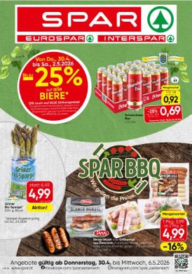 Titelbild des Prospekts von SPAR Wien / NOE / BGLD