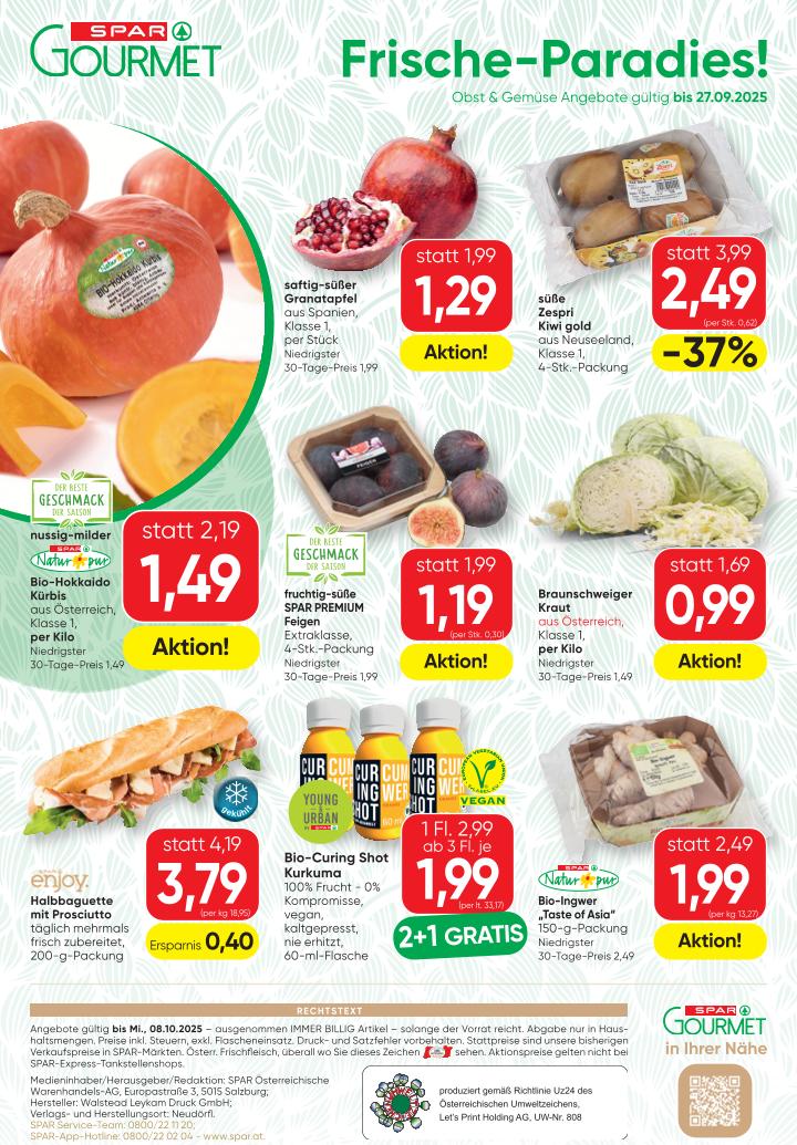 Prospekt von SPAR Gourmet
