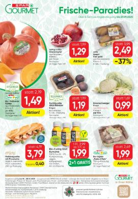 Titelbild des Prospekts von SPAR Gourmet
