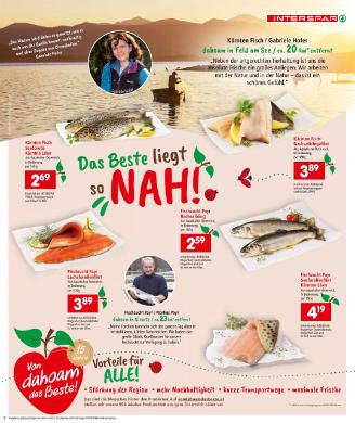 Titelbild des Prospekts von INTERSPAR KTN