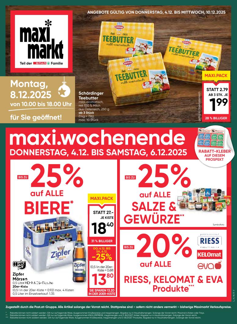 Prospekt von Maximarkt