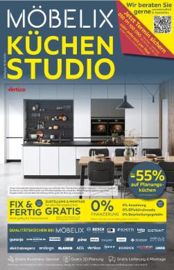 Titelbild des Prospekts von Möbelix Küchen