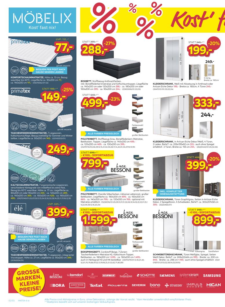 Prospekt von Möbelix