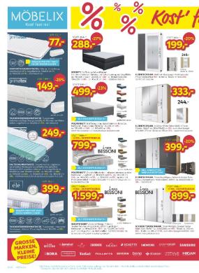 Titelbild des Prospekts von Möbelix