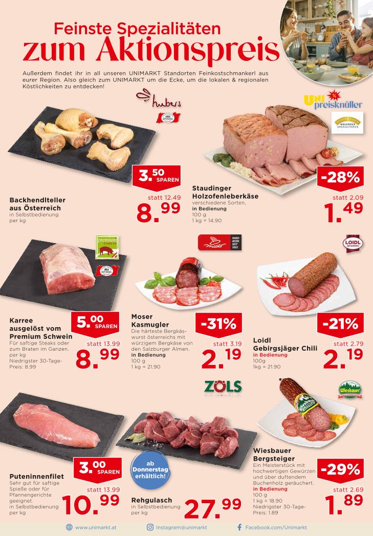 Prospekt von Unimarkt