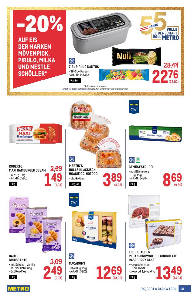 Prospekt von METRO