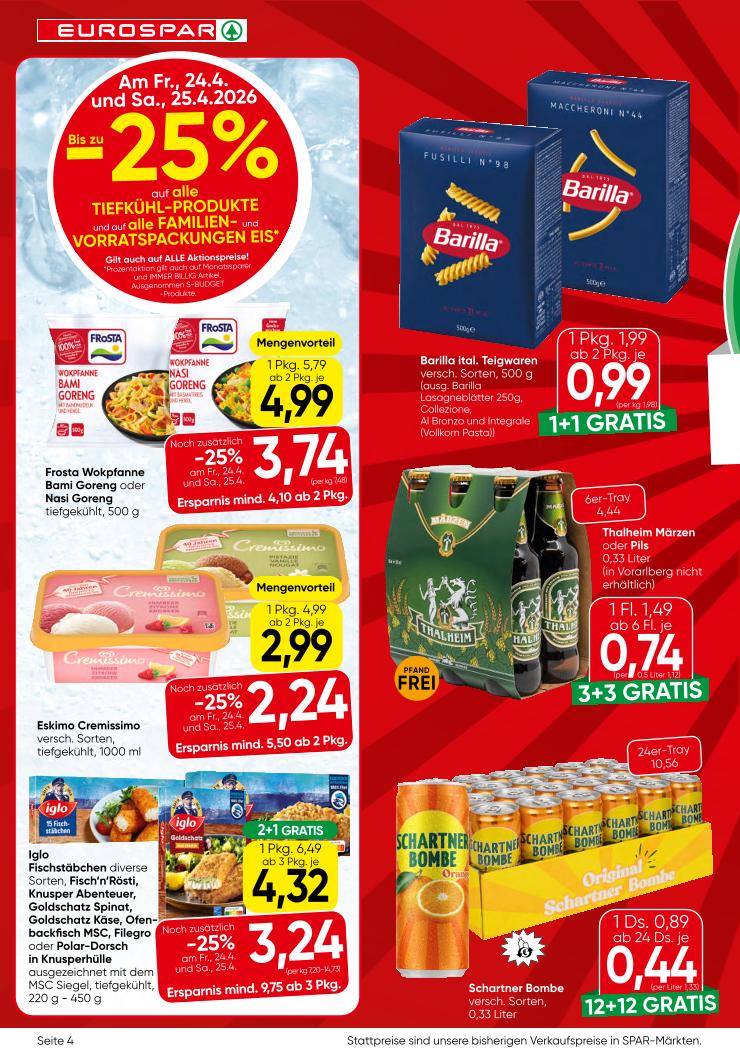 Prospekt von EUROSPAR