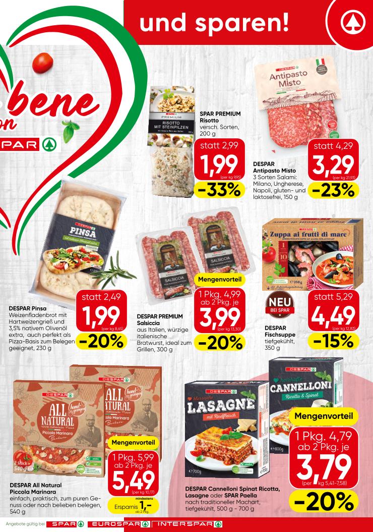 Prospekt von SPAR