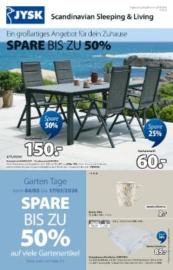Titelbild des Prospekts von JYSK