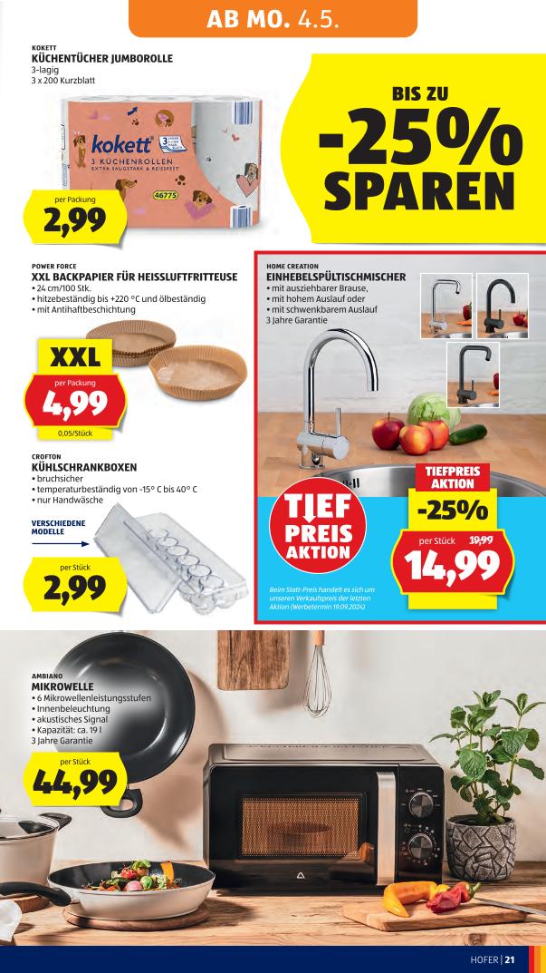 Prospekt von HOFER