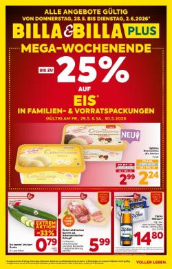 Titelbild des Prospekts von BILLA Oberösterreich