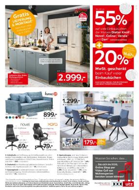 Titelbild des Prospekts von XXXLutz