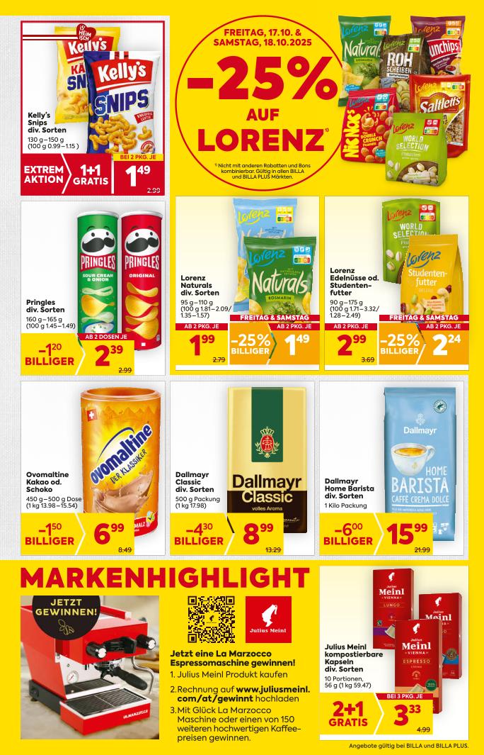 Prospekt von BILLA