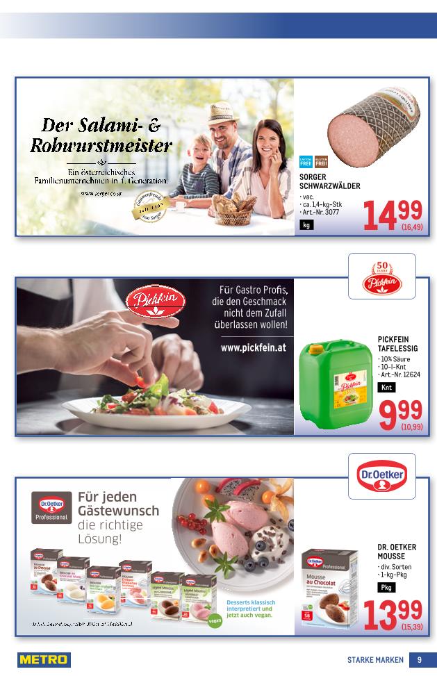 Prospekt von METRO