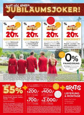 Titelbild des Prospekts von XXXLutz