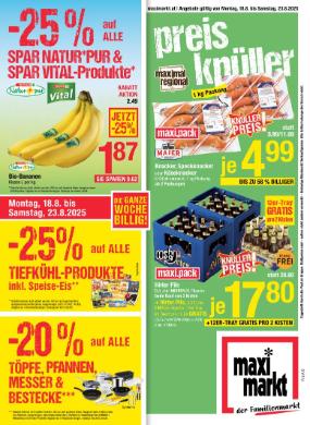 Titelbild des Prospekts von Maximarkt Ried / Vöcklabruck