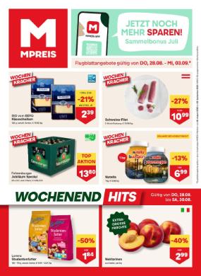 Titelbild des Prospekts von MPREIS VBG