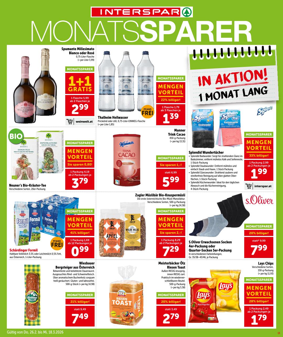 Prospekt von INTERSPAR