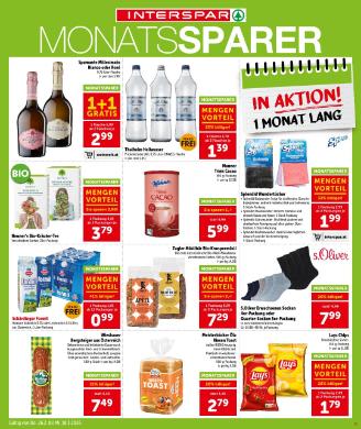 Titelbild des Prospekts von INTERSPAR WIEN