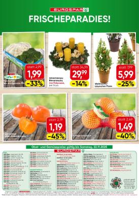 Titelbild des Prospekts von EUROSPAR W/NOE/BGLD